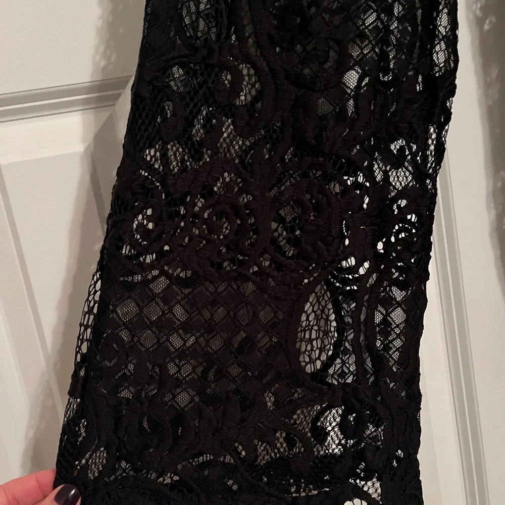 Kendall & Kylie halter-neck lace jumpsuit with cutouts XS - Picture 8 of 11